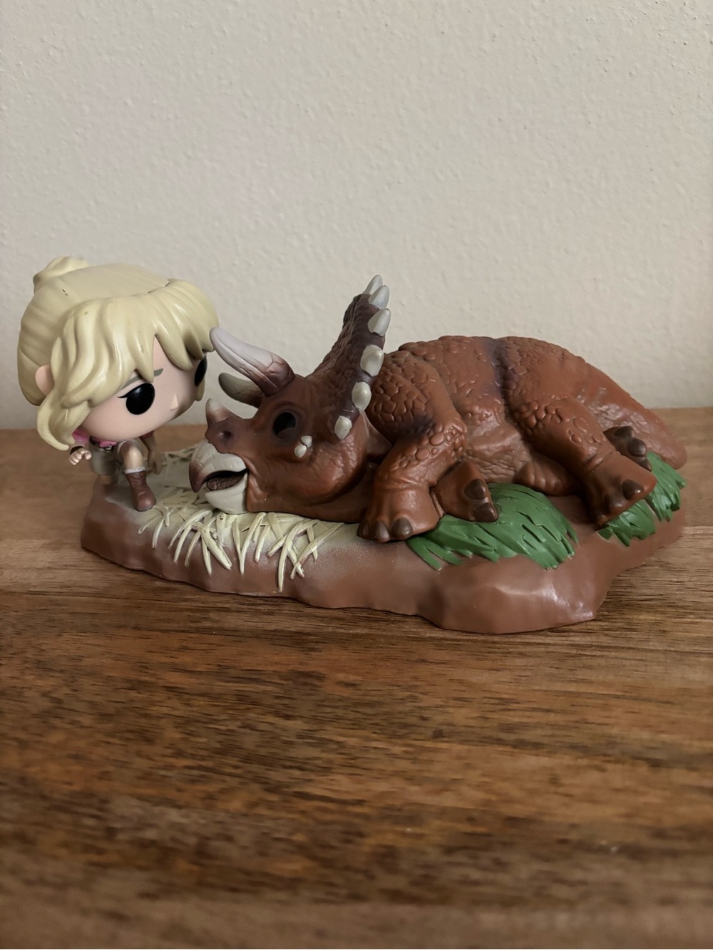 Funko Jurassic Park “Dr Sattler with Triceratops”